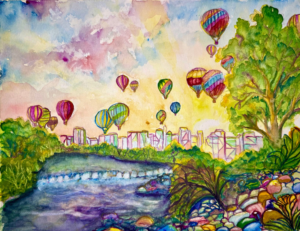 Spirit of Boise — Original Watercolor Painting