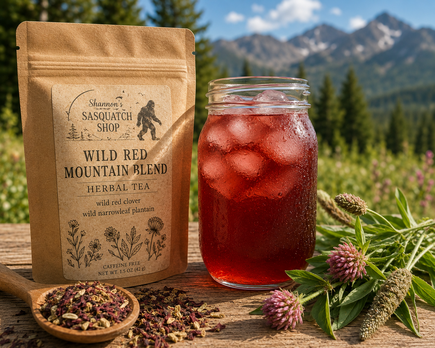 Wild Red Mountain Herbal Tea