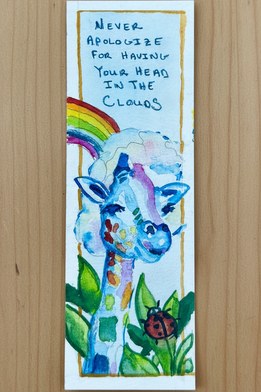 Never Apologize for Having Your Head in the Clouds Bookmark
